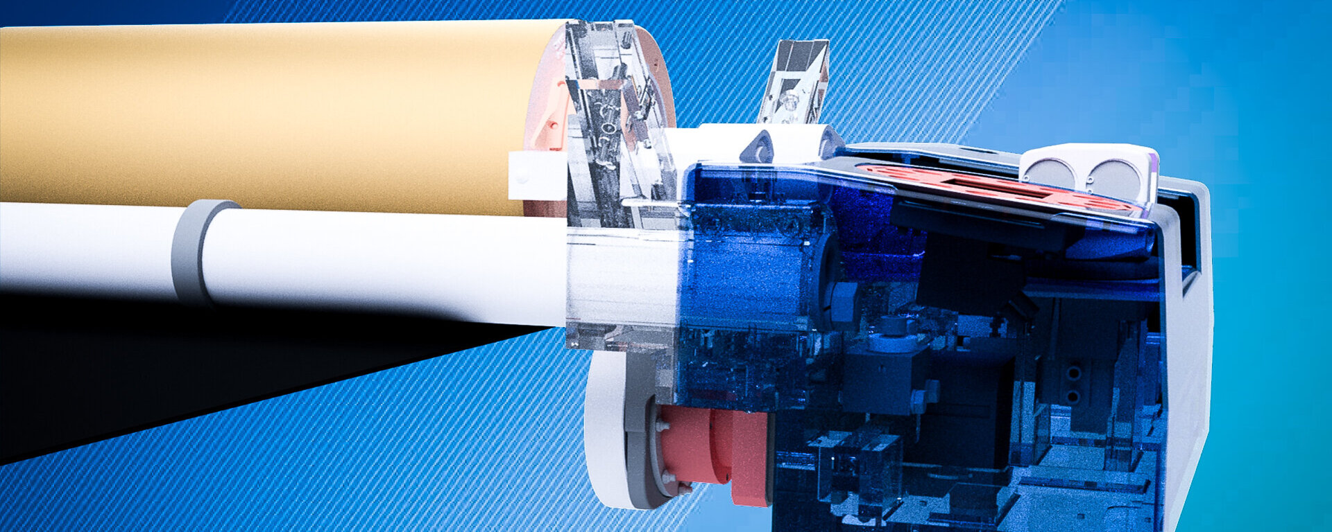 Digital synchronization ensures high printing accuracy up to 120 m/min, with one servomotor per station.