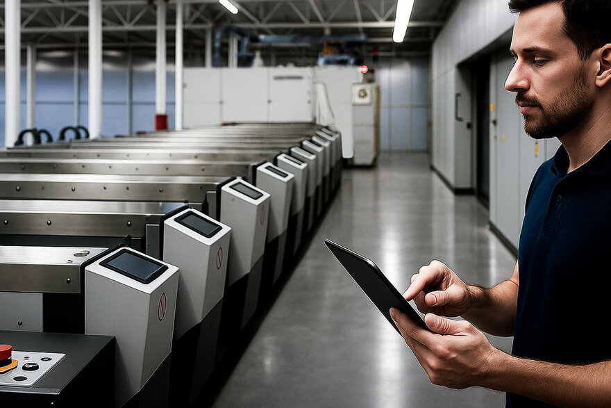 Rotascreen TG/TU in a hall in production 