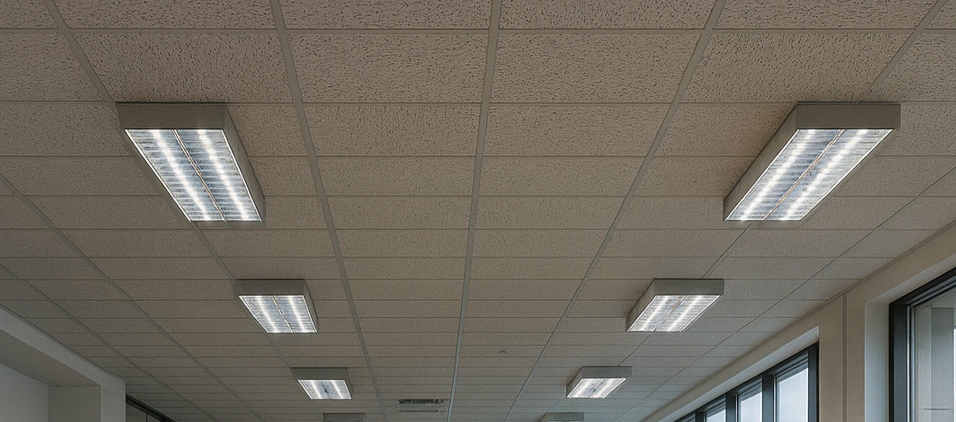 Laminate panels for suspended ceiling systems