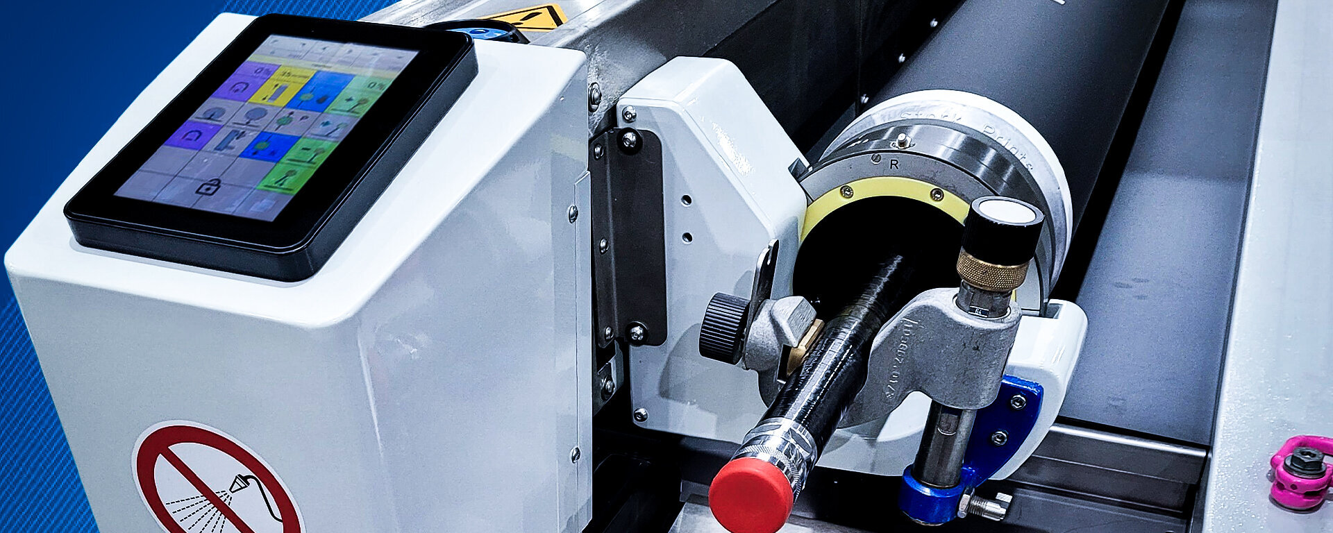 U-Type open bearing head enables quick, flexible screen handling - ROTASCREEN.TU - OPEN BEARING SYSTEM