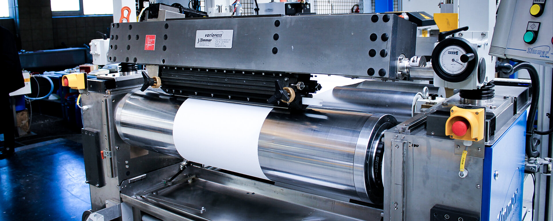 VARIOPRESS by ZIMMER AUSTRIA: High-precision foam coating system with 100% control for stable, efficient, and constant coating results.