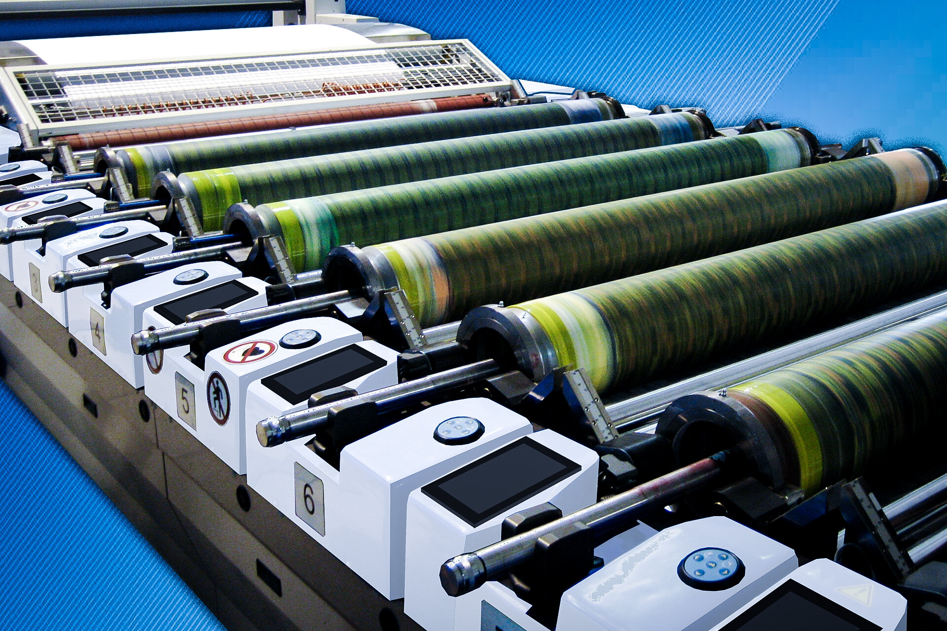 Compact production line rotascreen RSDM V - Screen Printing