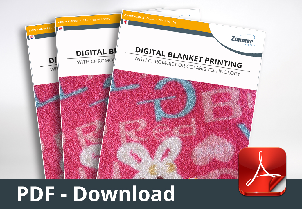 Digital Blanket Printing with CHROMOJET or COLARIS