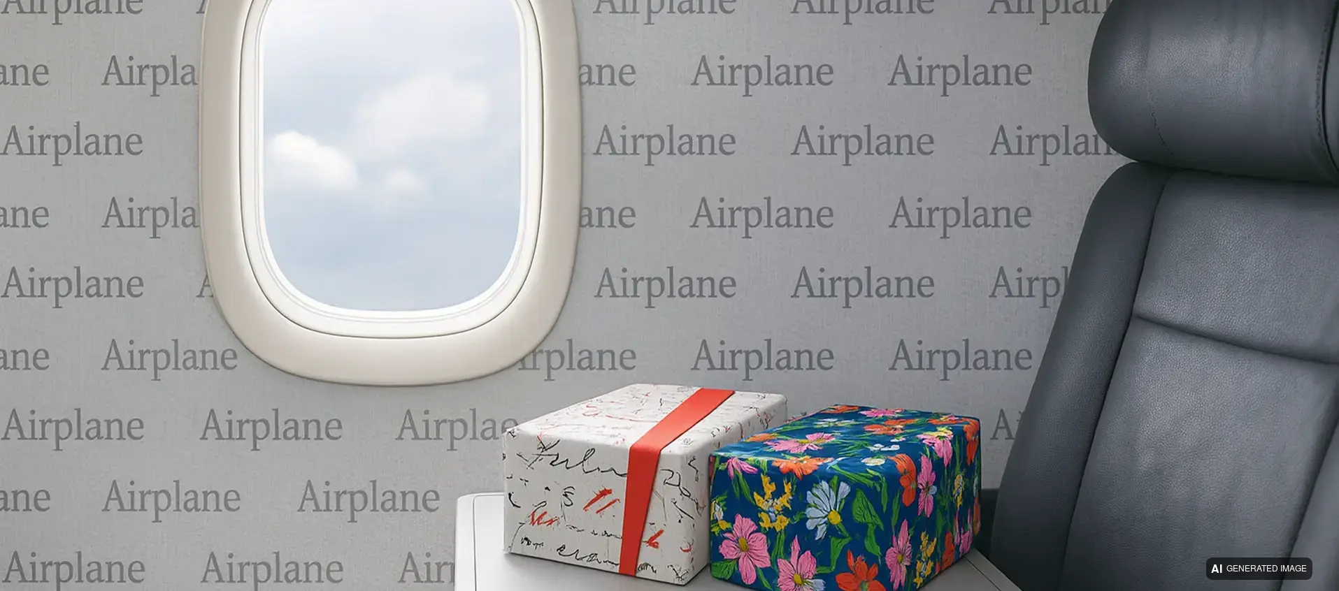 airplane wall and gifts for the Paper & Foil Solutions