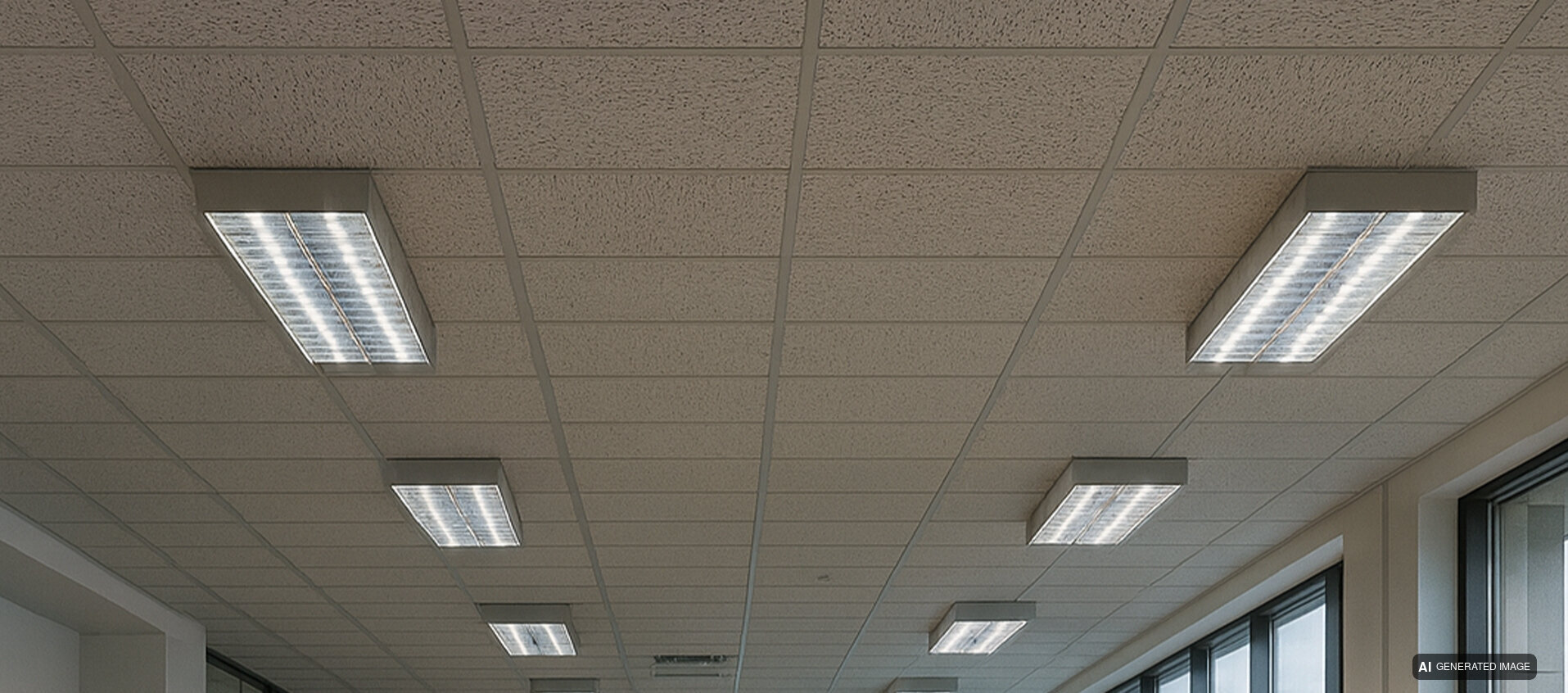 Laminate panels for suspended ceiling systems